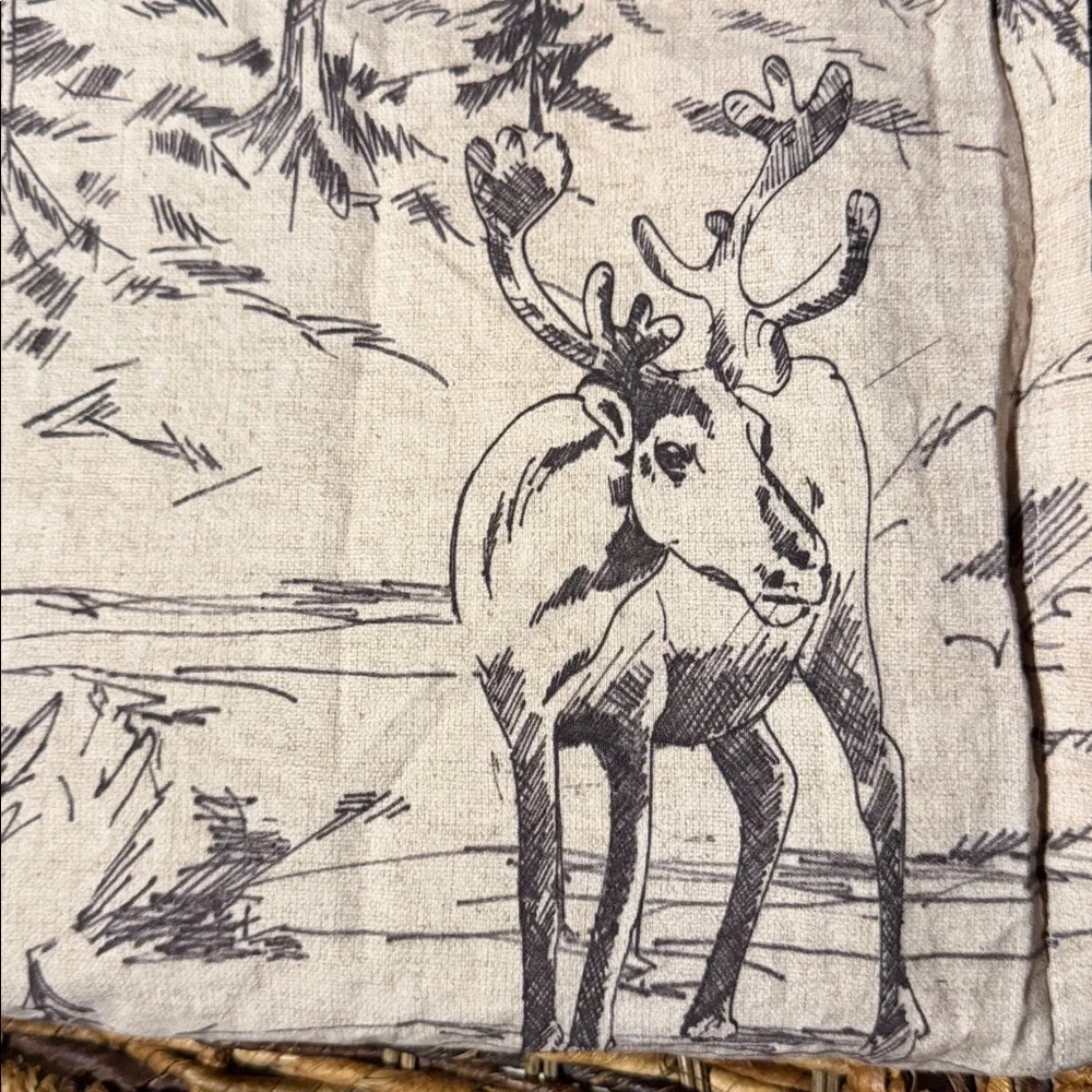 Pottery Barn Rustic Forest Shower Curtain